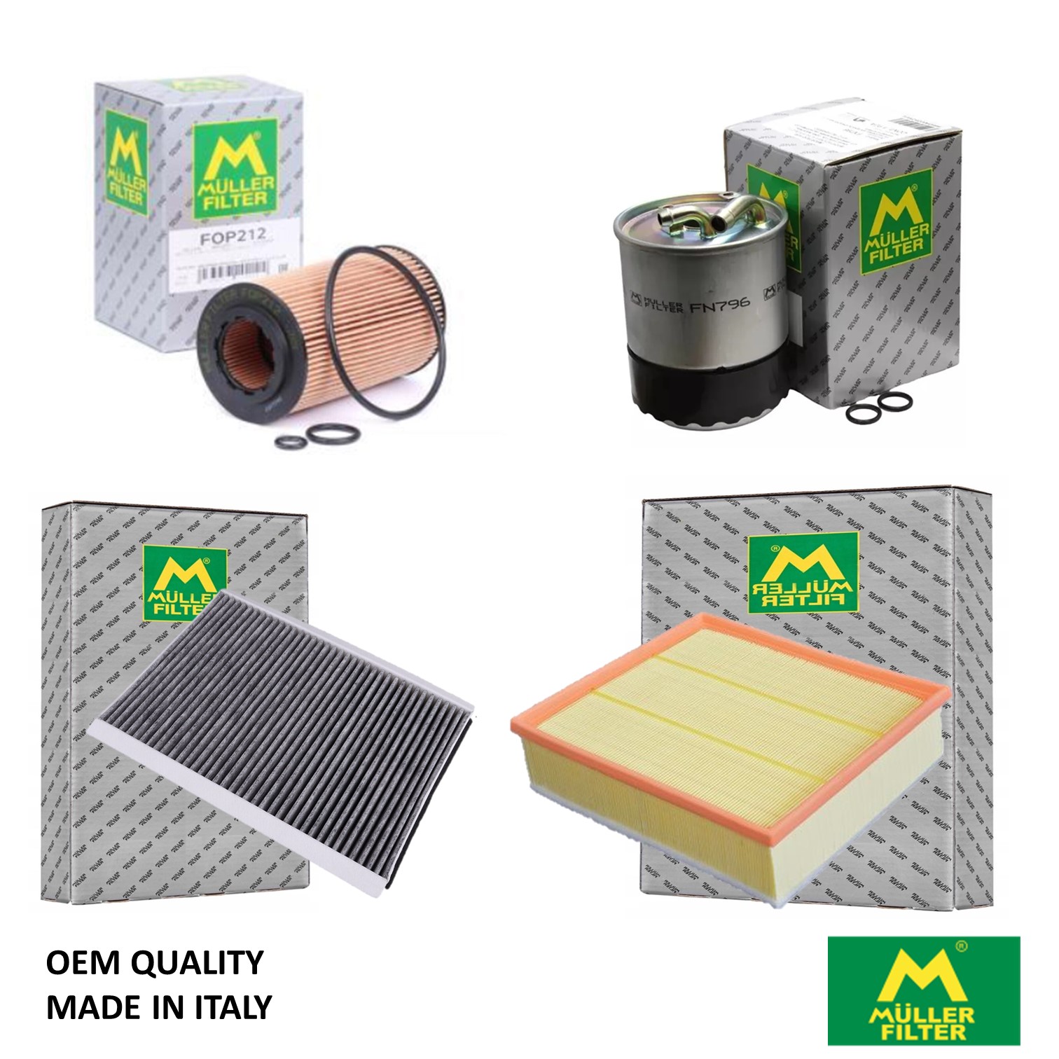 FILTER KIT FOR SPRINTER 2.7L OM647 2500 3500