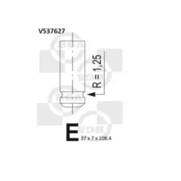 INLET / EXHAUST VALVES TORO GROUNDSMASTER 3000D PEUGEOT TUD5 ENGINE