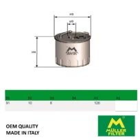 FILTER KIT FOR SPRINTER 2.7L OM612 2500 3500 (2002-2003)