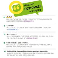 AIR FILTER FOR SPRINTER 2.7 DIESEL OM612 OM647 VAN 2500 3500 (2002-2006)