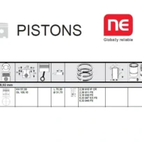 PISTON PERKINS 4.192 AND 6.288 ENGINES