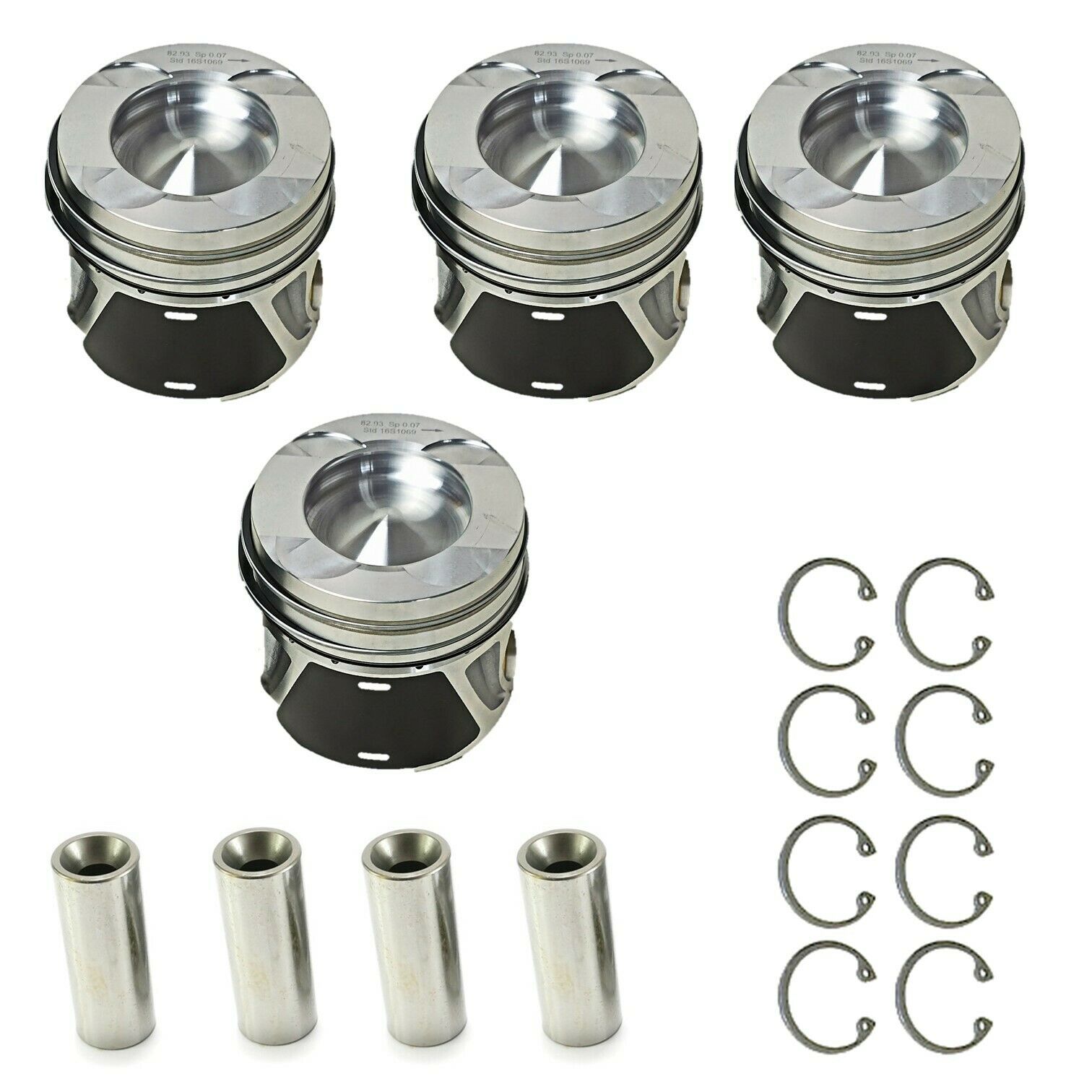 PISTON SET SPRINTER 2.1L OM651 ENGINE 👉 FREE SHIPPING