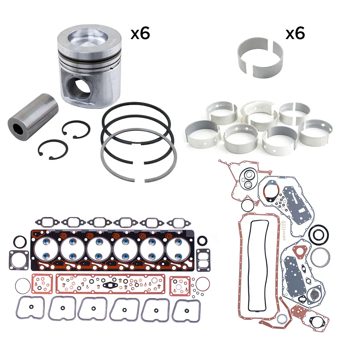 OVERHAUL KIT 5.9L CUMMINS 12-VALVE (1989-1993)